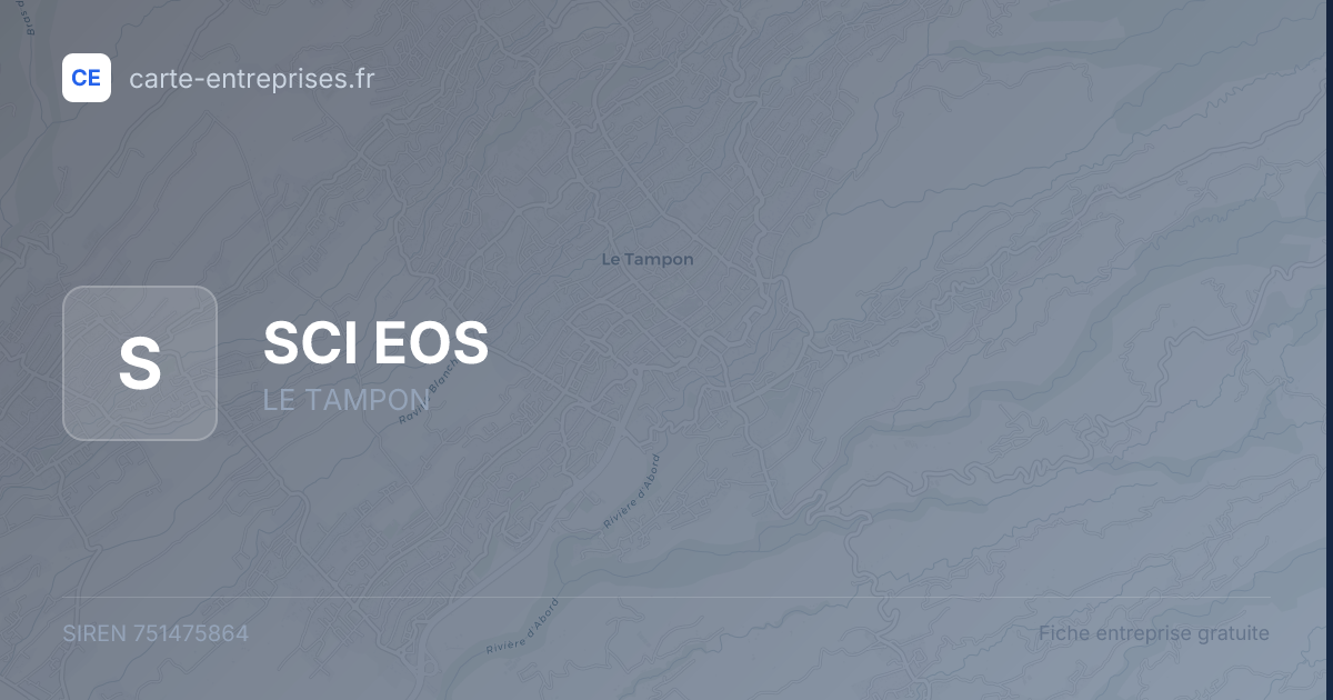 SCI EOS — 751475864 — fiche entreprise