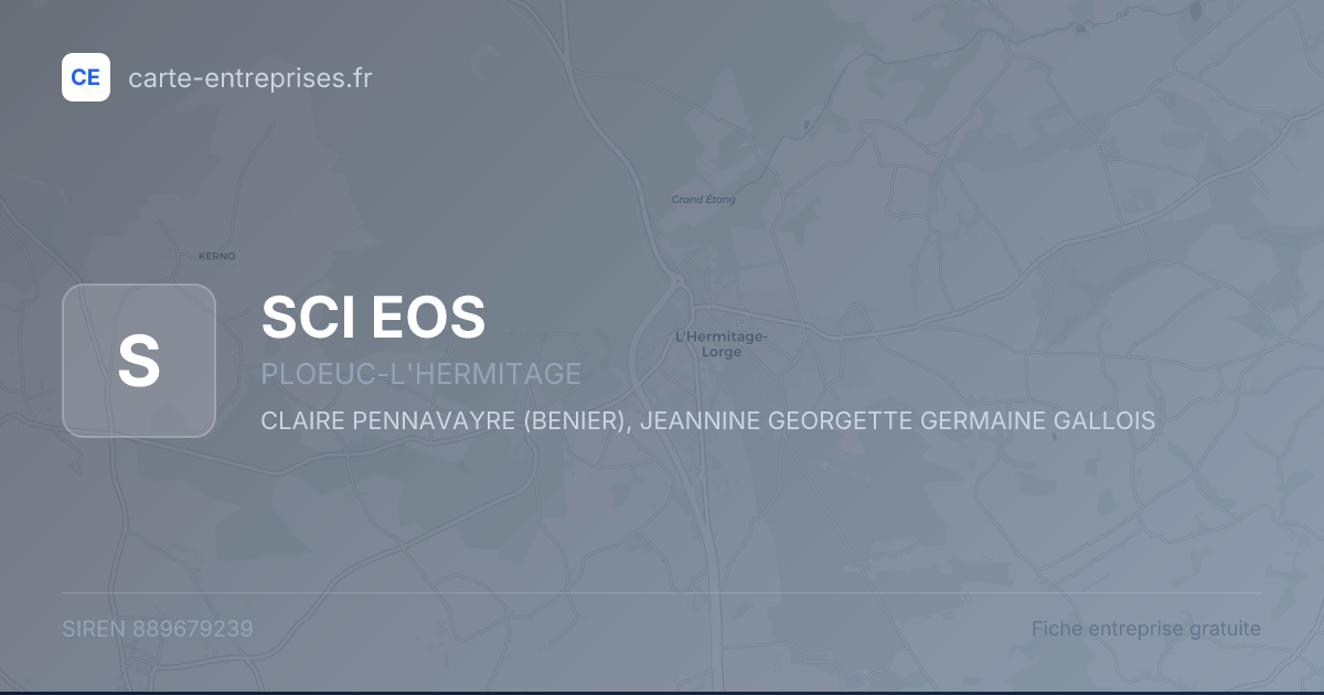 SCI EOS — 889679239 — fiche entreprise