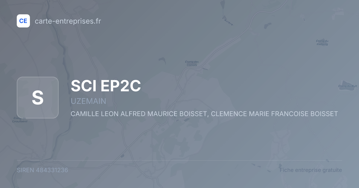 SCI EP2C — 484331236 — fiche entreprise