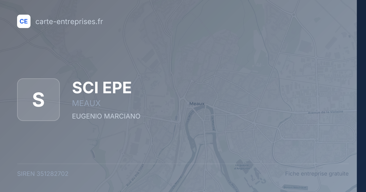 SCI EPE — 351282702 — fiche entreprise