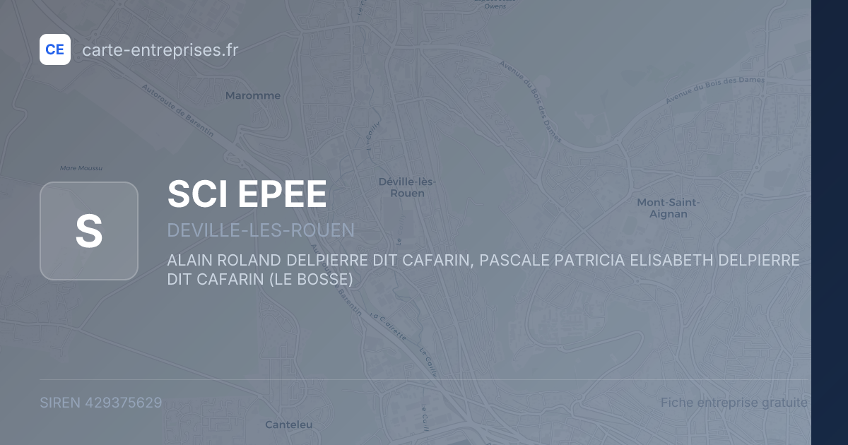 SCI EPEE — 429375629 — fiche entreprise