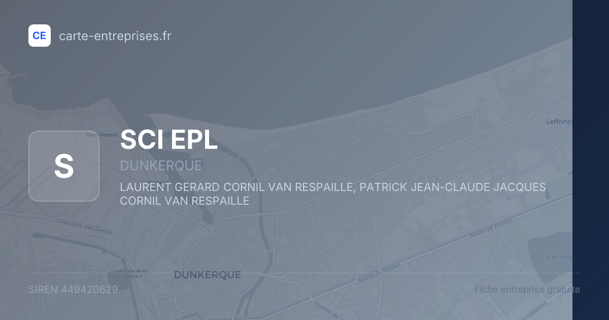 SCI EPL — 449420629 — fiche entreprise