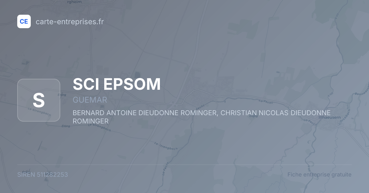 SCI EPSOM — 511282253 — fiche entreprise