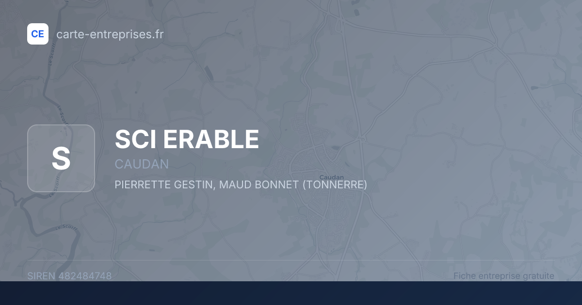 SCI ERABLE — 482484748 — fiche entreprise