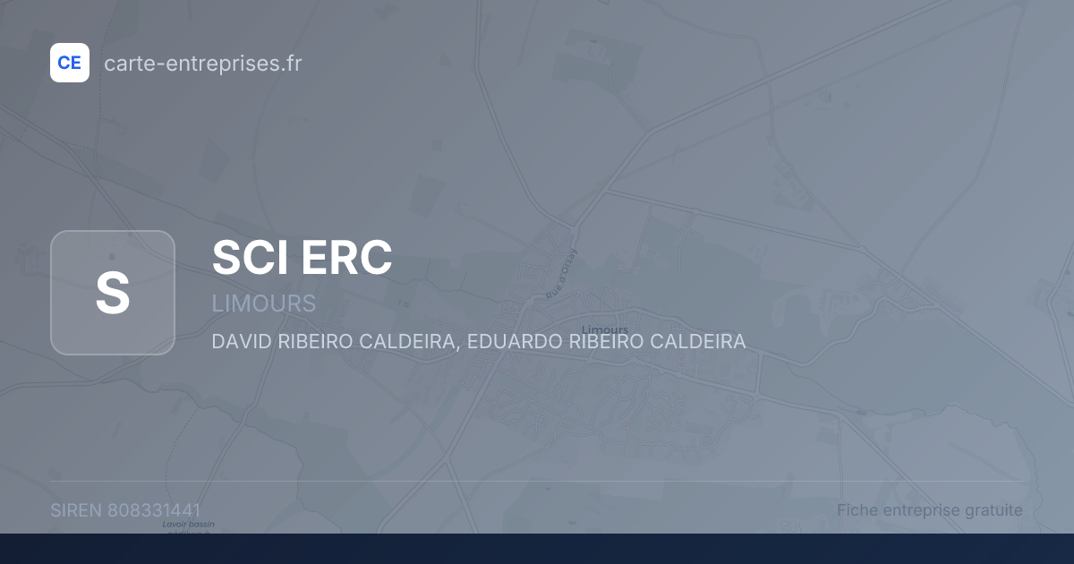 SCI ERC — 808331441 — fiche entreprise