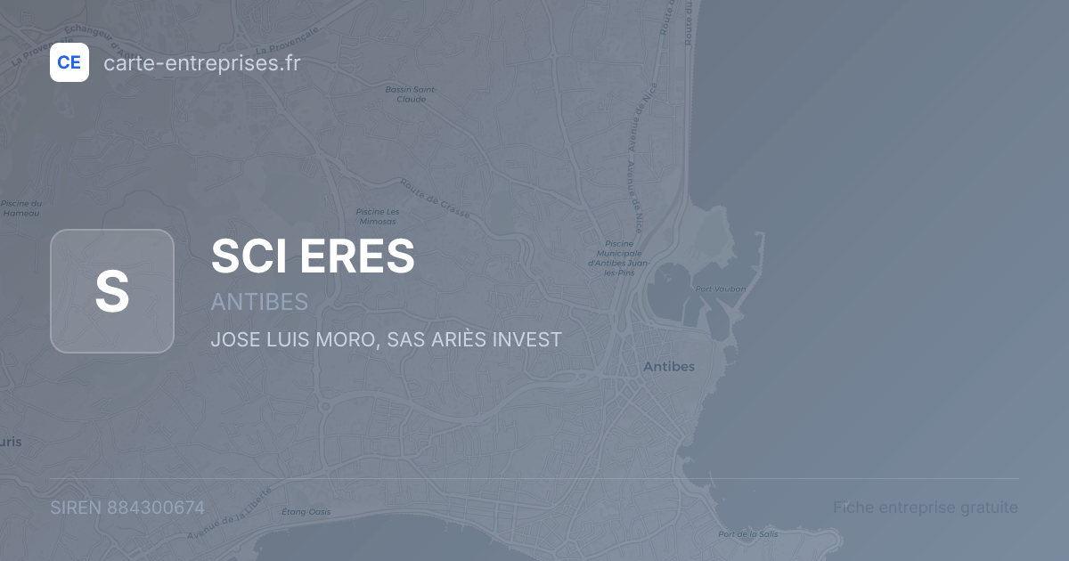 SCI ERES — 884300674 — fiche entreprise
