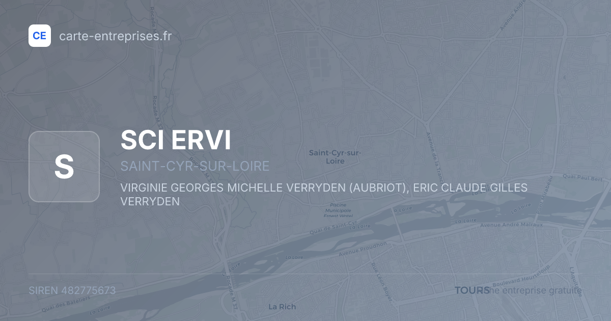SCI ERVI — 482775673 — fiche entreprise