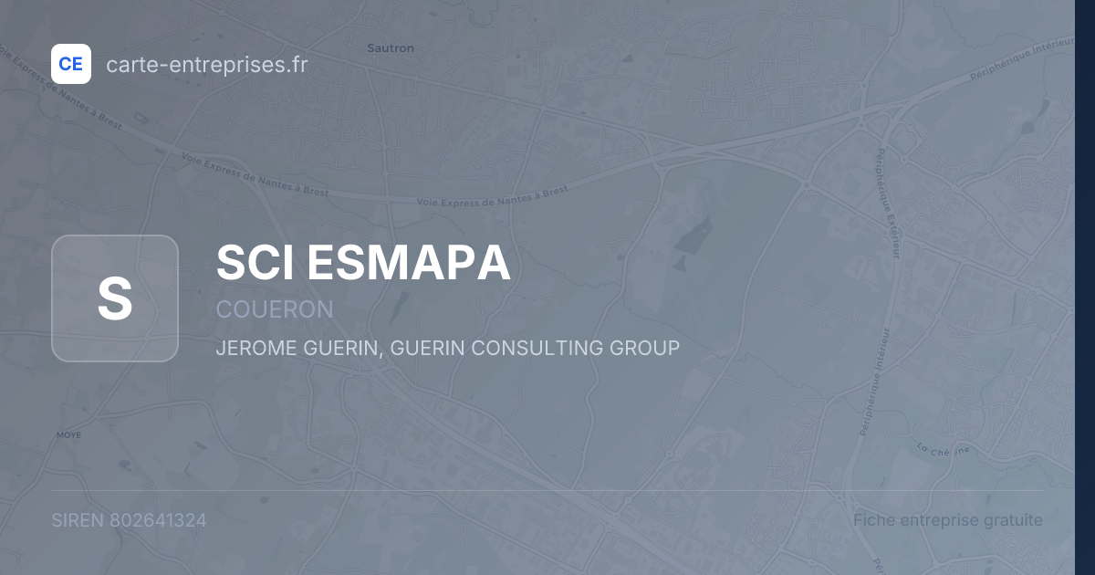 SCI ESMAPA — 802641324 — fiche entreprise