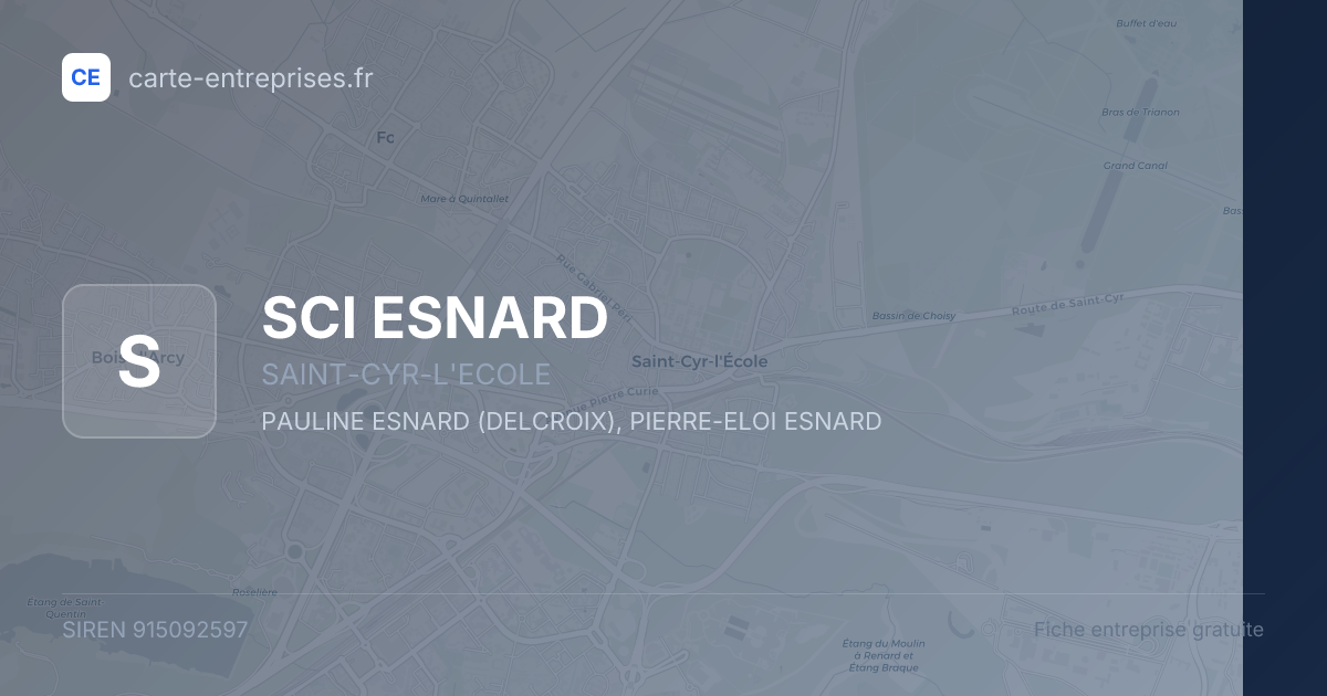 SCI ESNARD — 915092597 — fiche entreprise