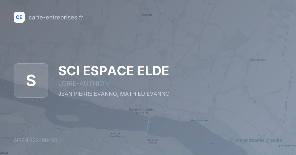 SCI ESPACE ELDE — 422498485 — fiche entreprise