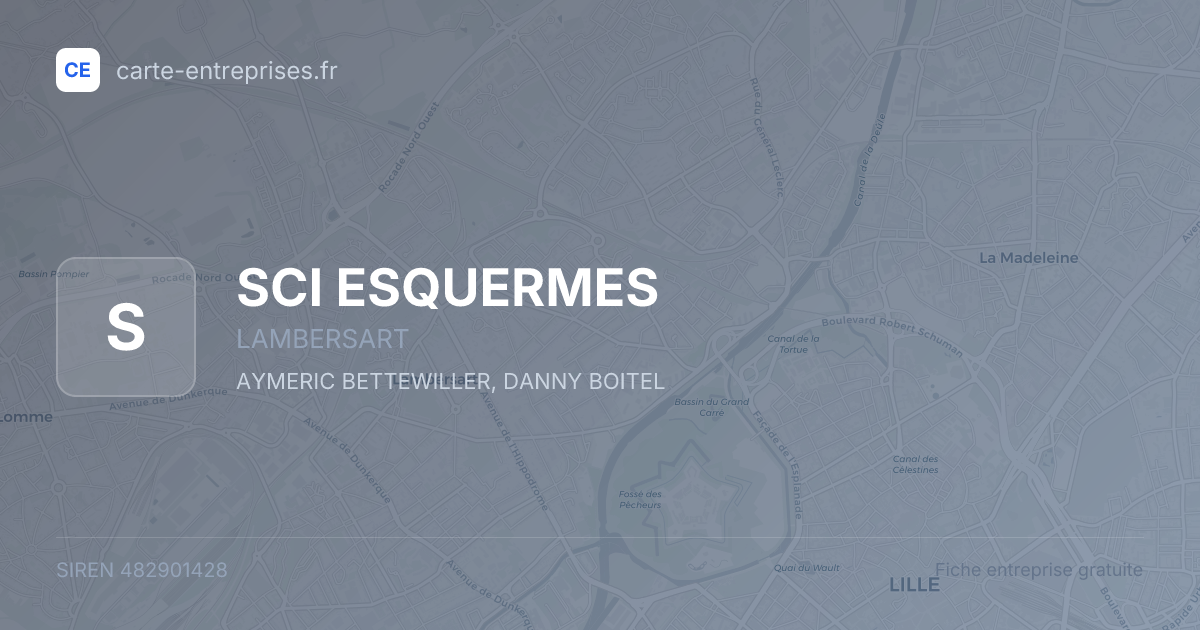 SCI ESQUERMES — 482901428 — fiche entreprise