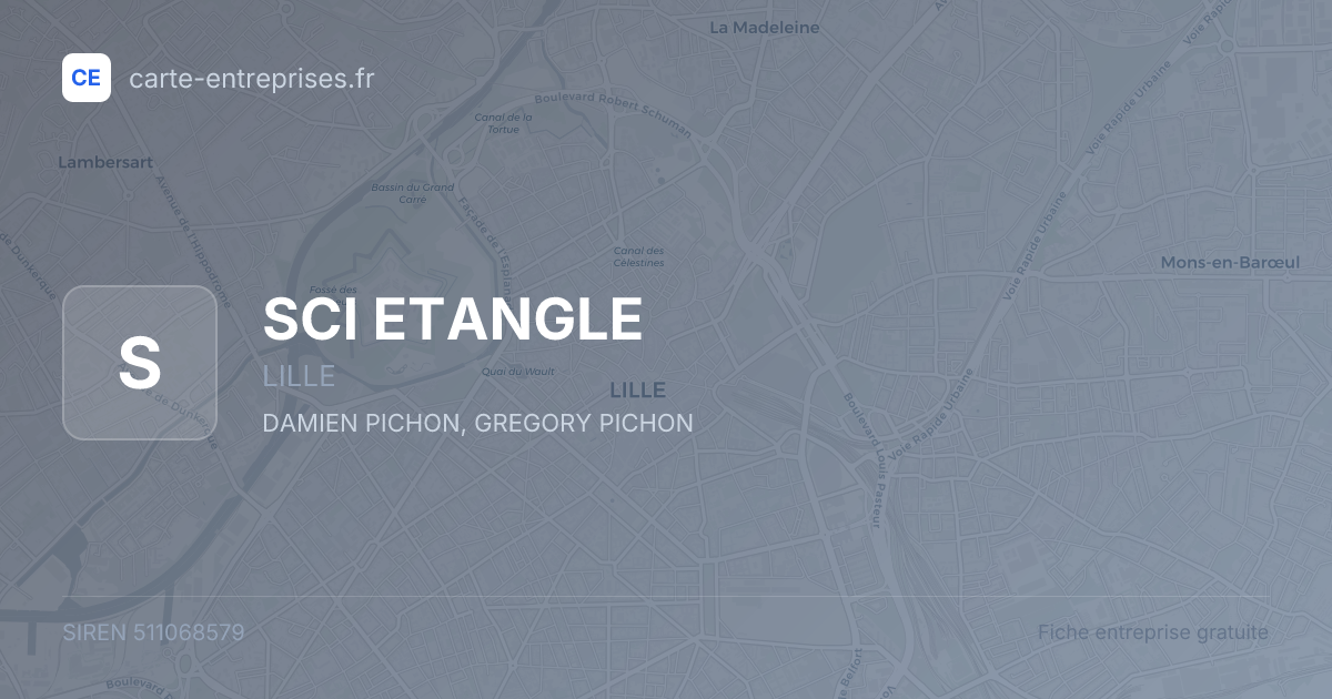 SCI ETANGLE — 511068579 — fiche entreprise