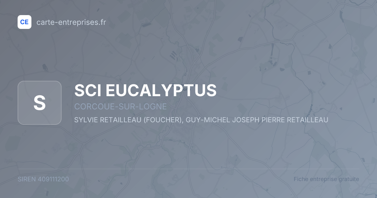 SCI EUCALYPTUS — 409111200 — fiche entreprise