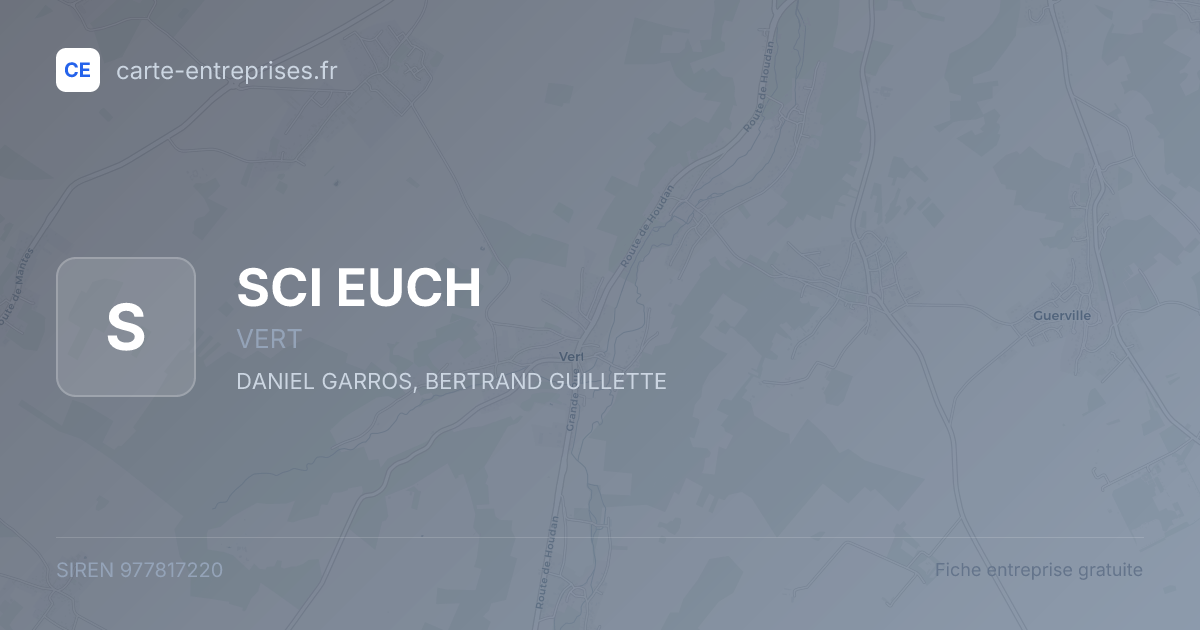 SCI EUCH — 977817220 — fiche entreprise