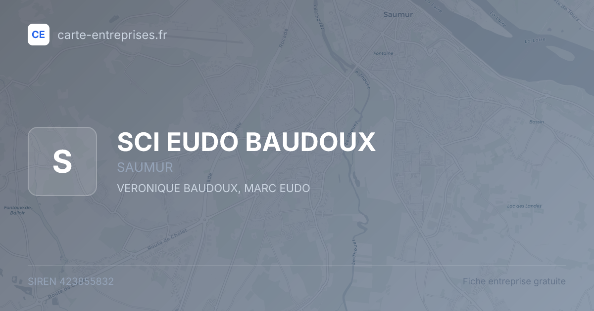SCI EUDO BAUDOUX — 423855832 — fiche entreprise