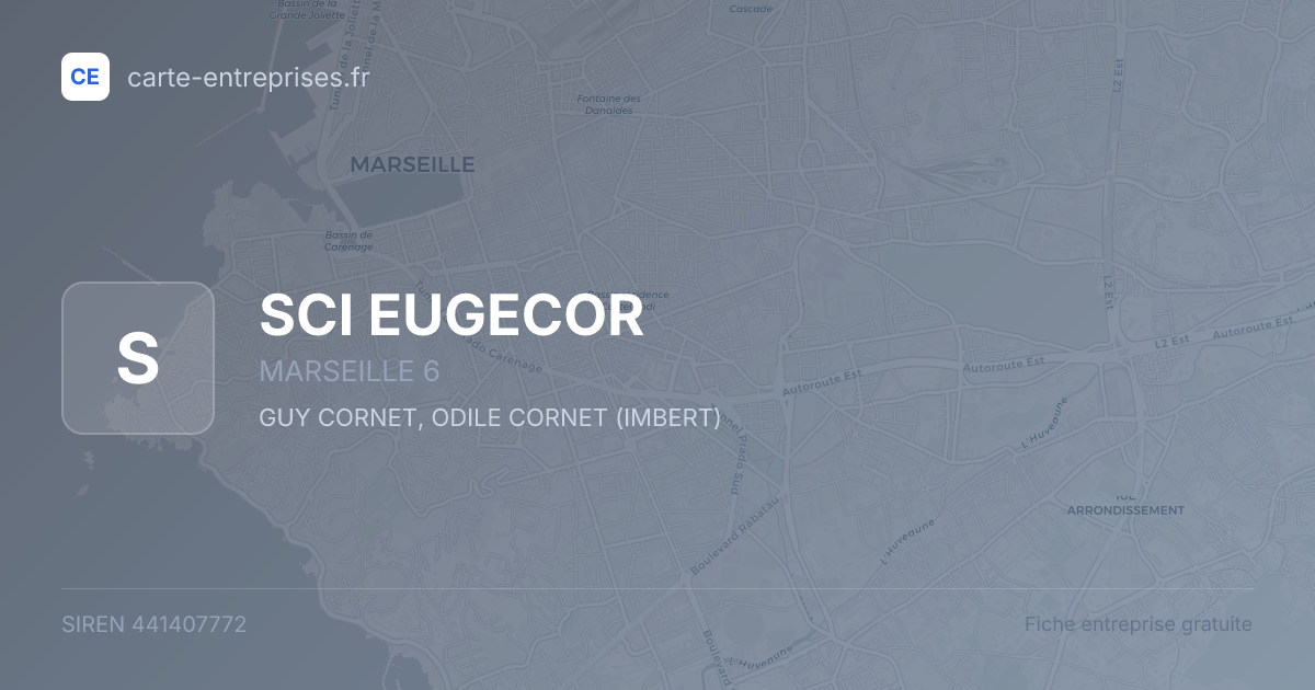 SCI EUGECOR — 441407772 — fiche entreprise
