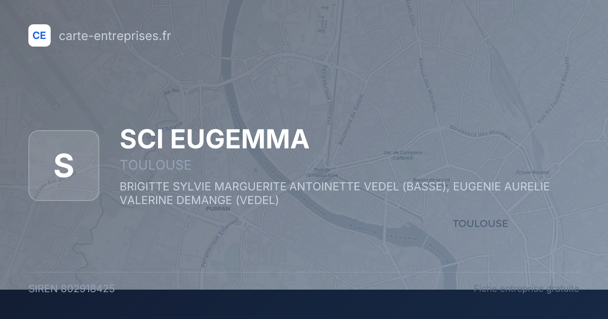 SCI EUGEMMA — 802918425 — fiche entreprise
