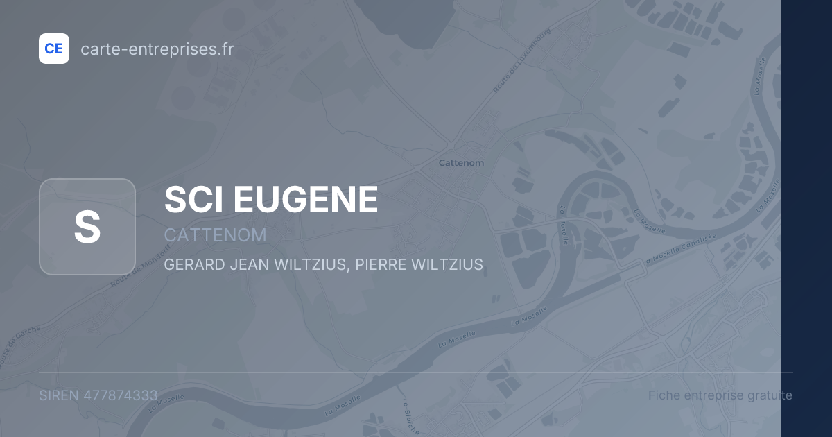 SCI EUGENE — 477874333 — fiche entreprise