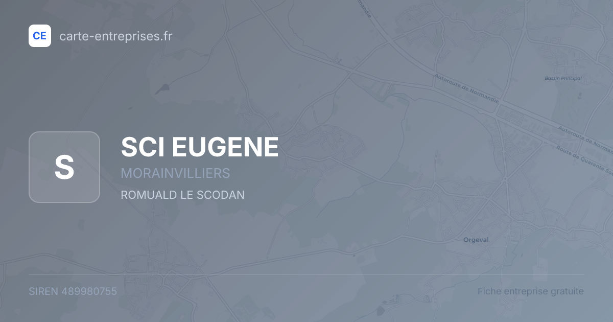 SCI EUGENE — 489980755 — fiche entreprise