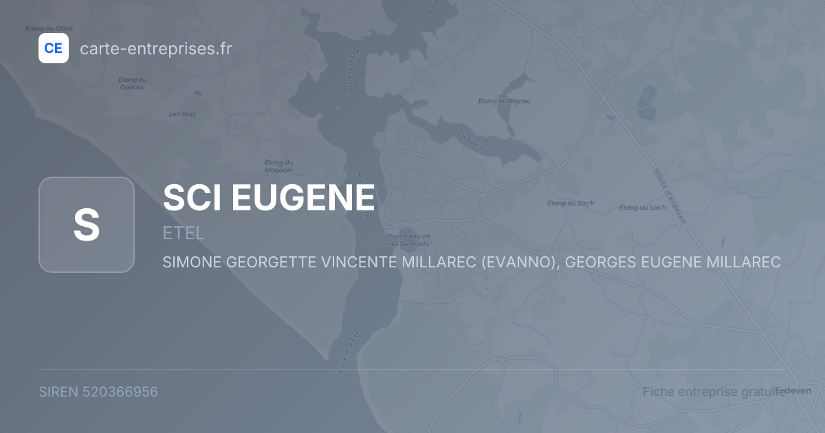 SCI EUGENE — 520366956 — fiche entreprise