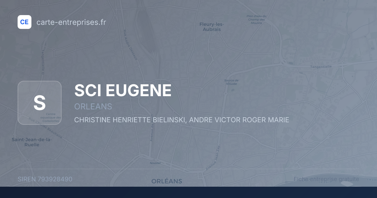 SCI EUGENE — 793928490 — fiche entreprise