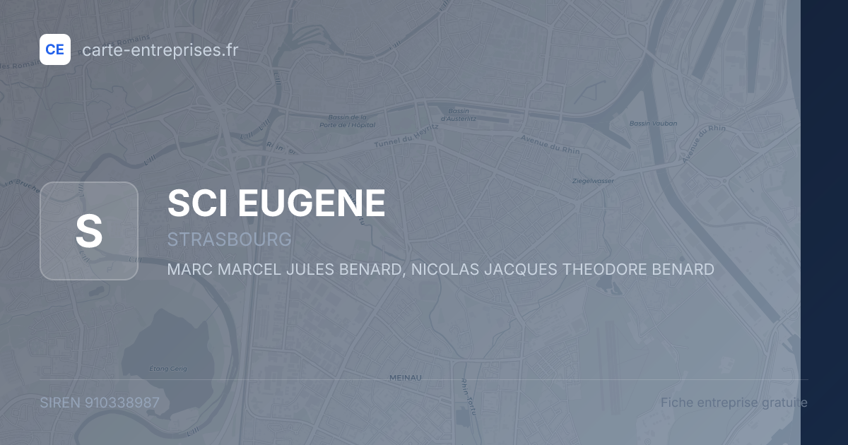 SCI EUGENE — 910338987 — fiche entreprise