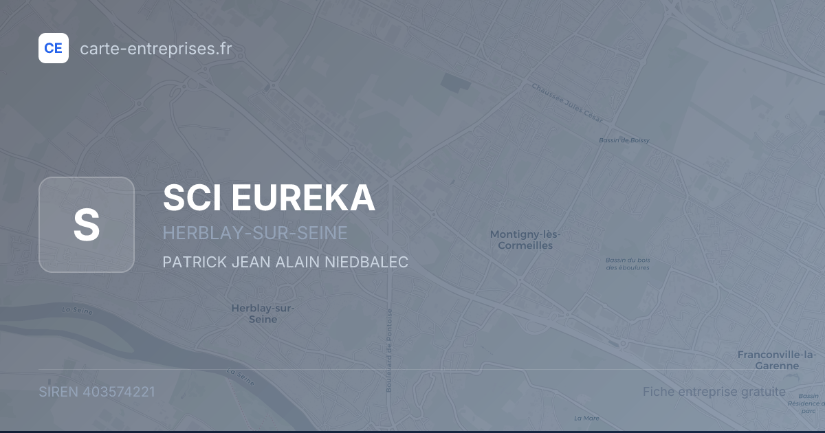 SCI EUREKA — 403574221 — fiche entreprise