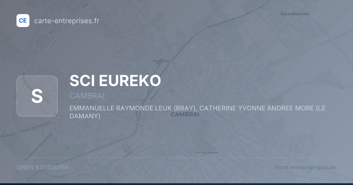 SCI EUREKO — 820455269 — fiche entreprise
