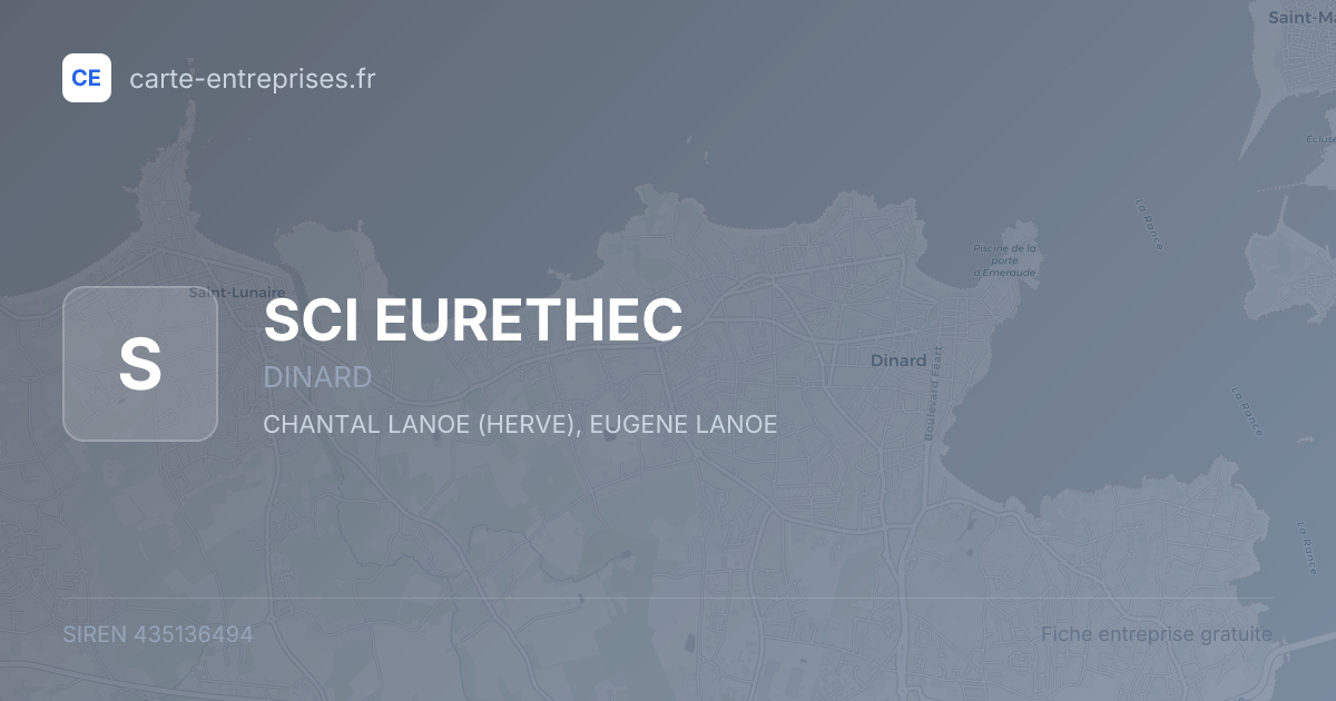 SCI EURETHEC — 435136494 — fiche entreprise