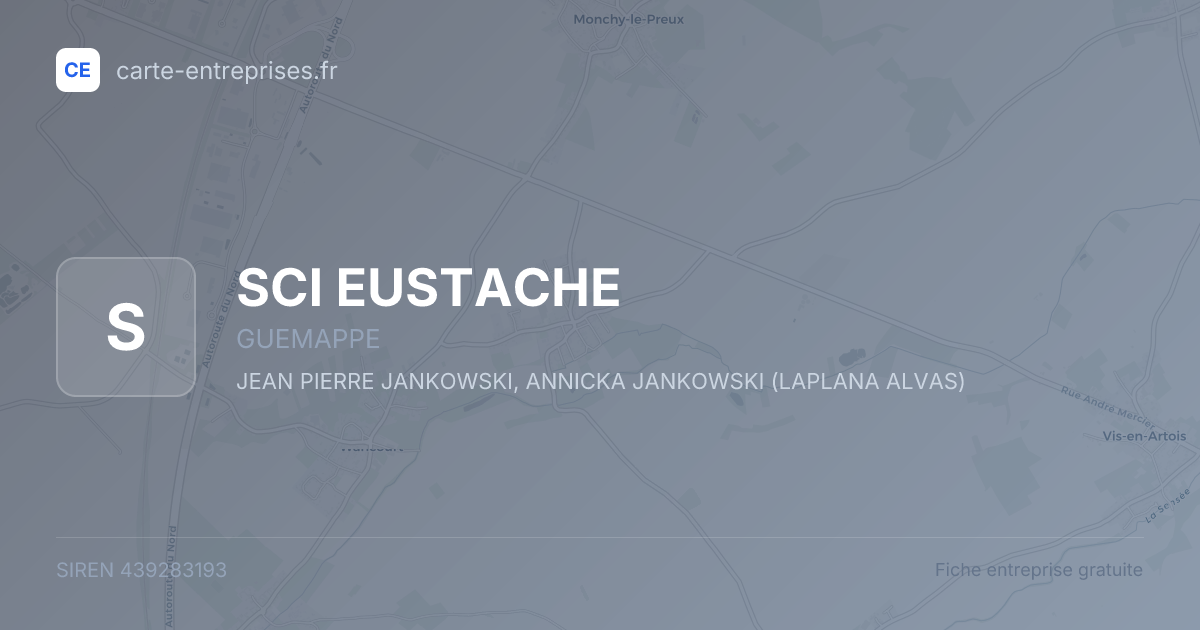 SCI EUSTACHE — 439283193 — fiche entreprise