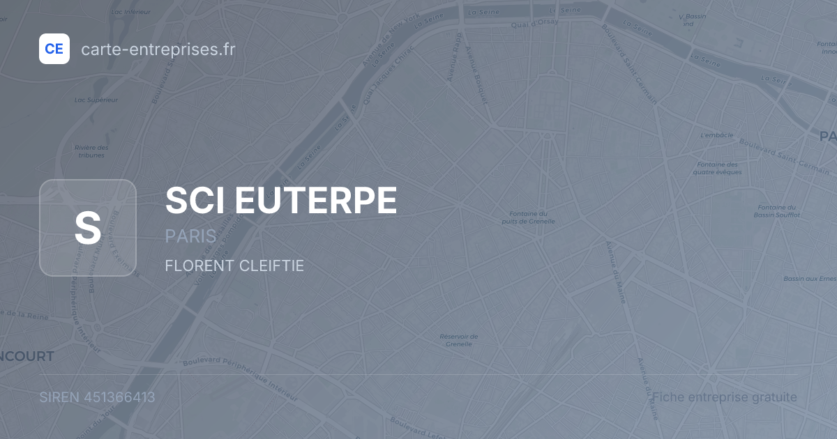 SCI EUTERPE — 451366413 — fiche entreprise