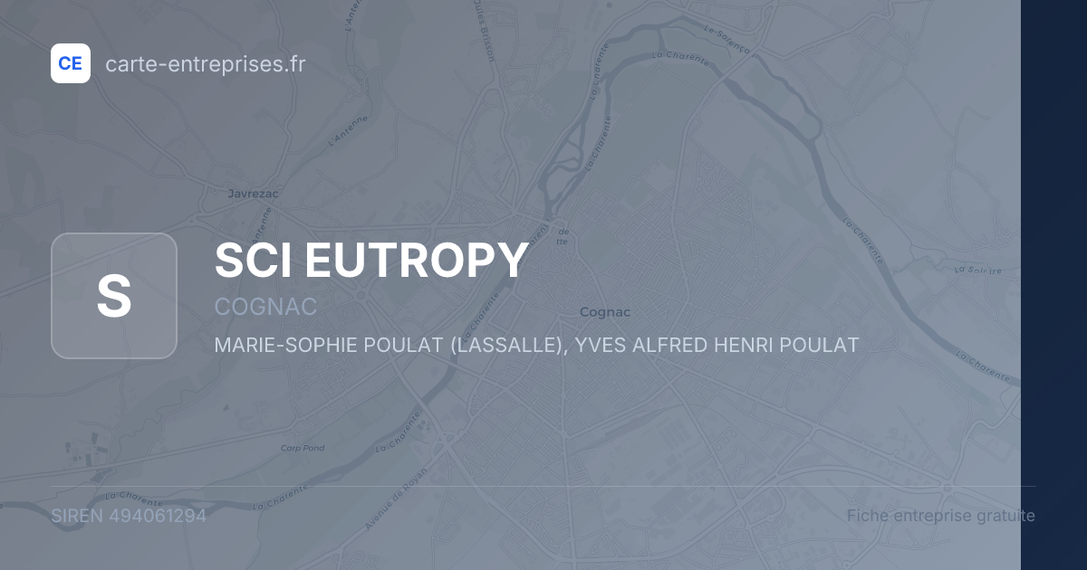 SCI EUTROPY — 494061294 — fiche entreprise