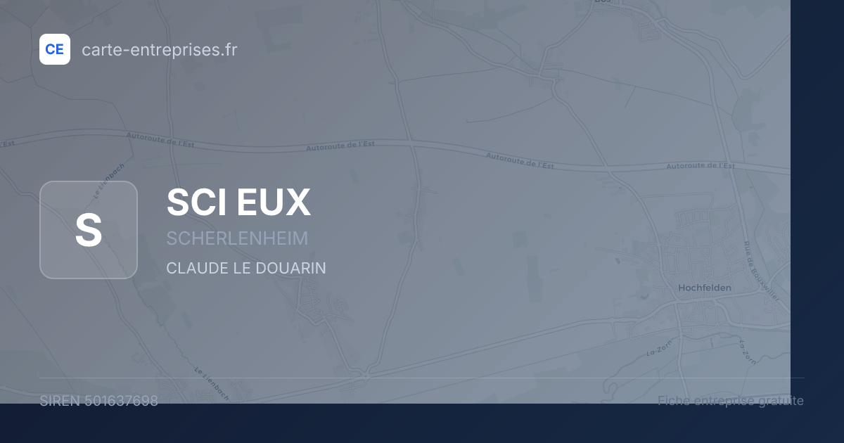 SCI EUX — 501637698 — fiche entreprise