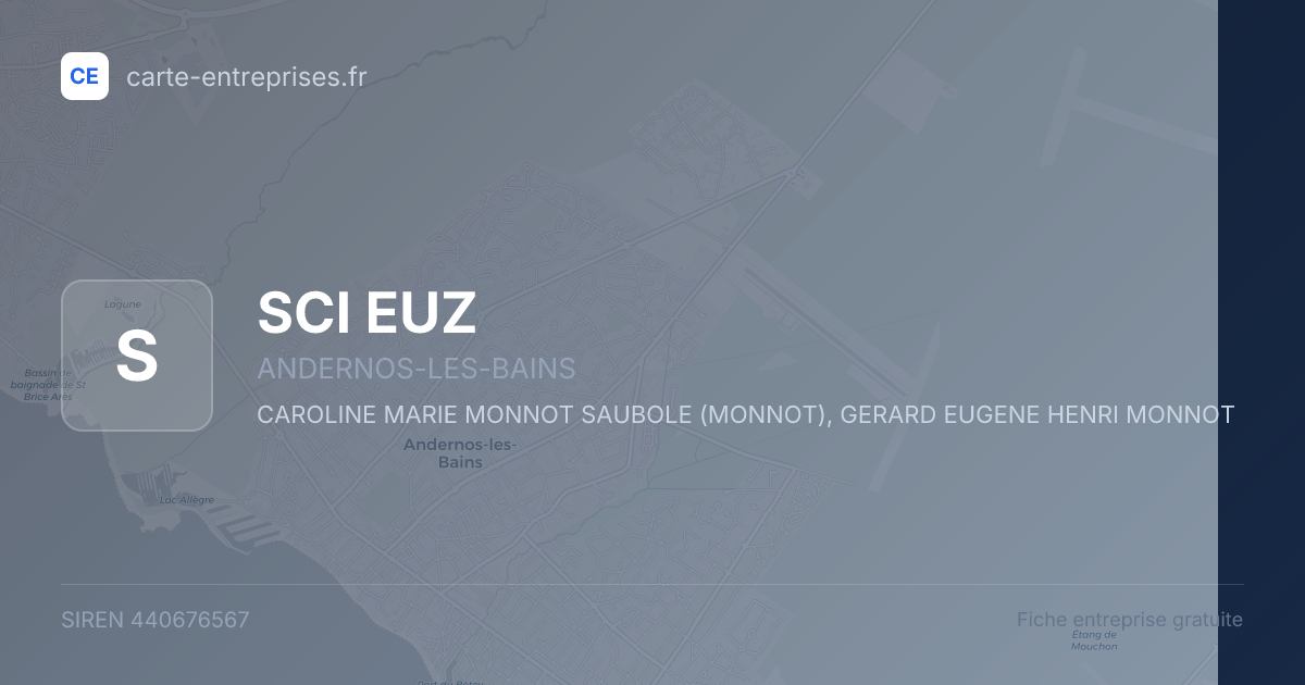 SCI EUZ — 440676567 — fiche entreprise