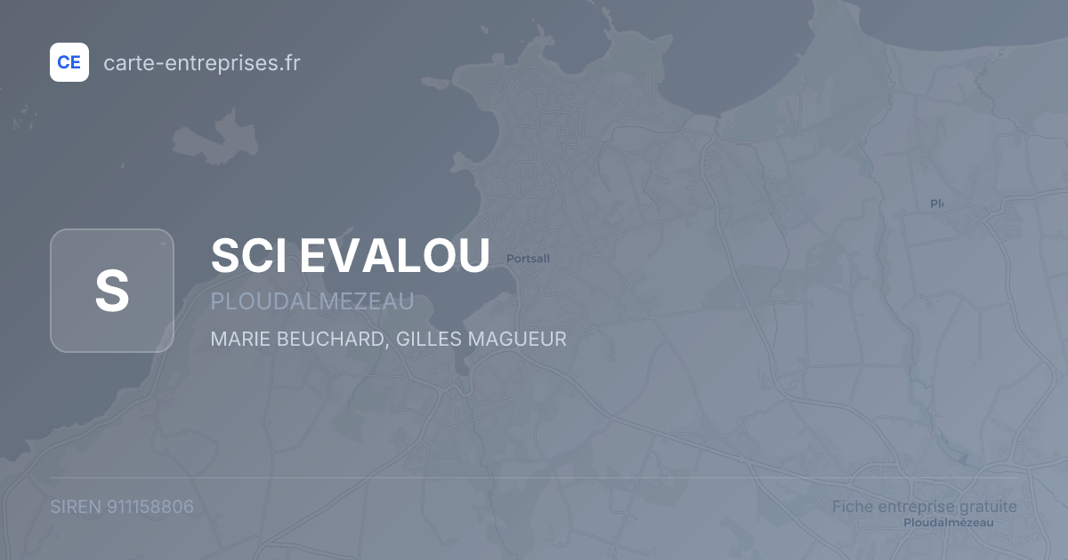SCI EVALOU — 911158806 — fiche entreprise