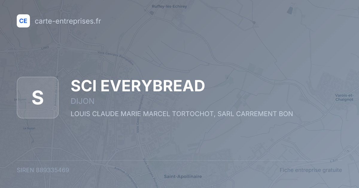 SCI EVERYBREAD — 889335469 — fiche entreprise