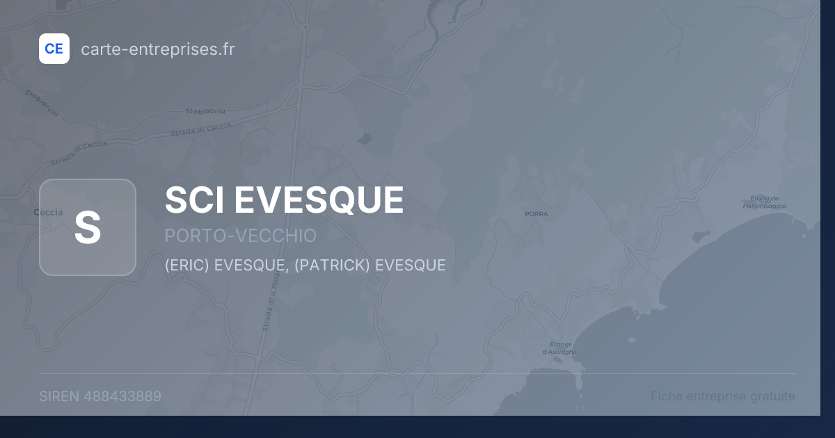 SCI EVESQUE — 488433889 — fiche entreprise