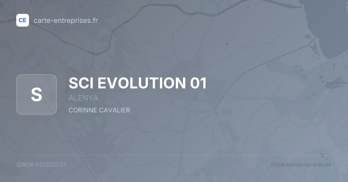SCI EVOLUTION 01 — 435372537 — fiche entreprise