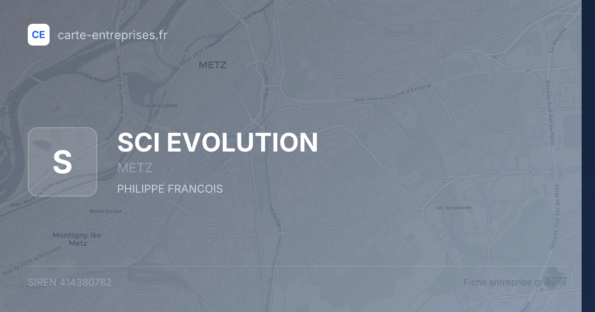 SCI EVOLUTION — 414380782 — fiche entreprise