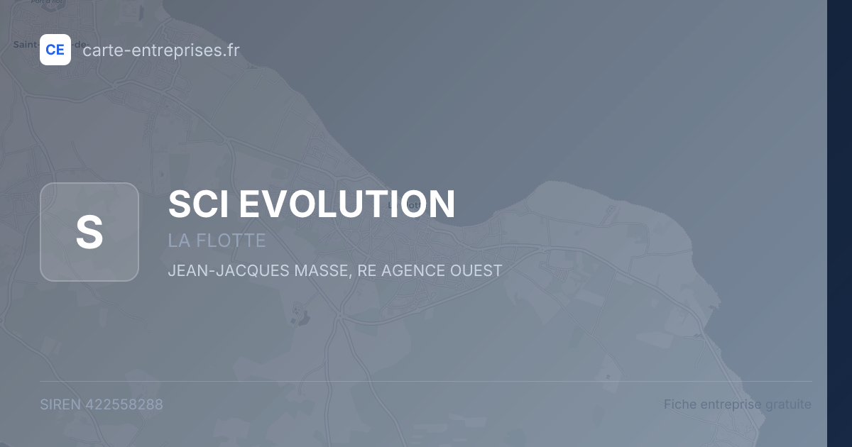 SCI EVOLUTION — 422558288 — fiche entreprise