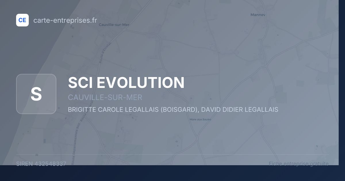 SCI EVOLUTION — 432548337 — fiche entreprise