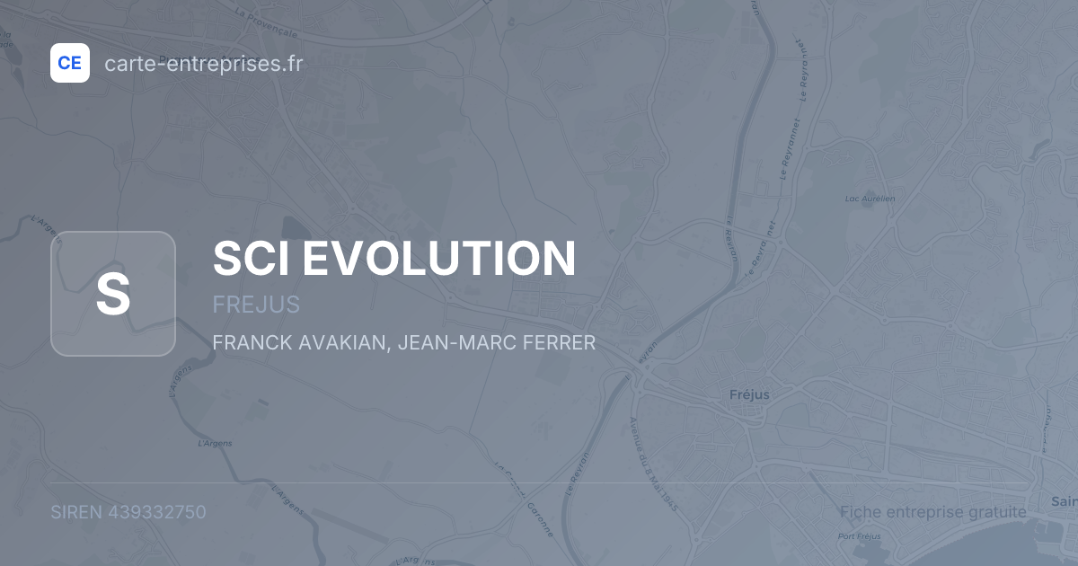 SCI EVOLUTION — 439332750 — fiche entreprise