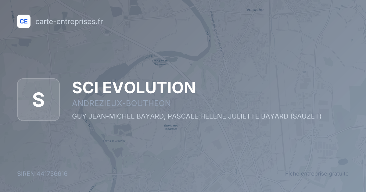 SCI EVOLUTION — 441756616 — fiche entreprise