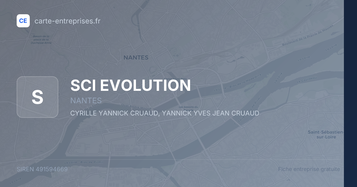 SCI EVOLUTION — 491594669 — fiche entreprise