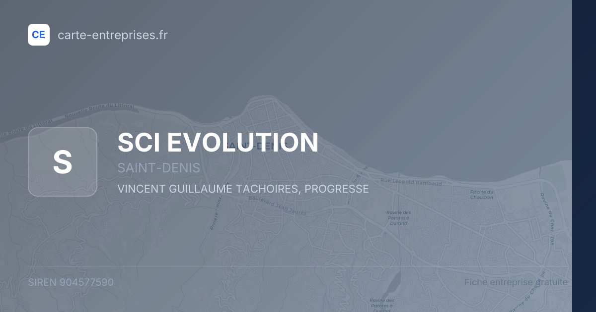 SCI EVOLUTION — 904577590 — fiche entreprise