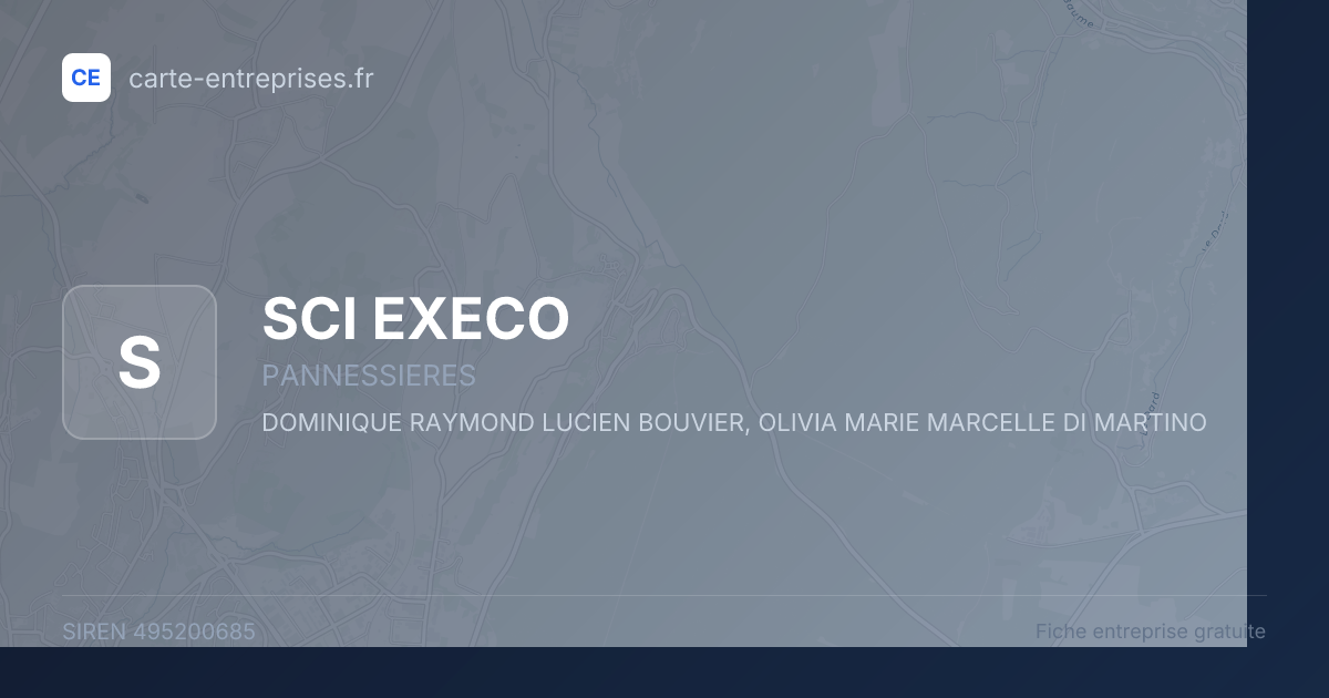 SCI EXECO — 495200685 — fiche entreprise