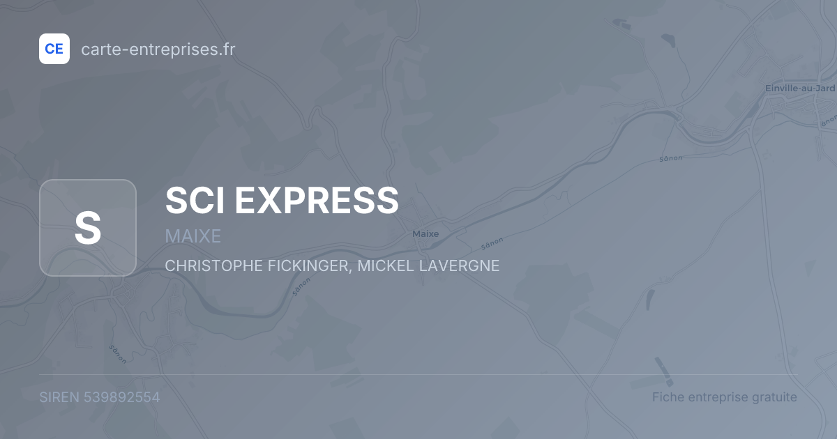 SCI EXPRESS — 539892554 — fiche entreprise
