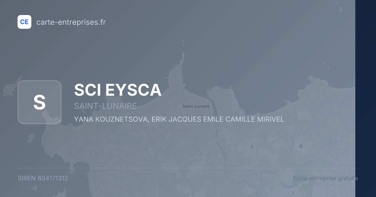 SCI EYSCA — 804171312 — fiche entreprise