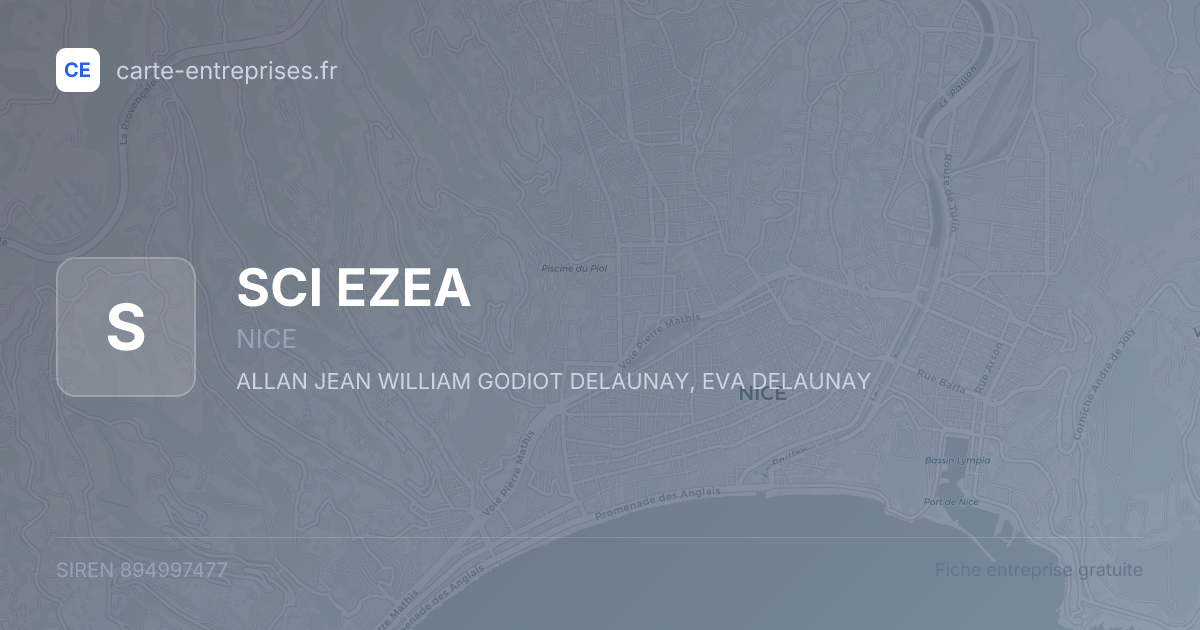 SCI EZEA — 894997477 — fiche entreprise