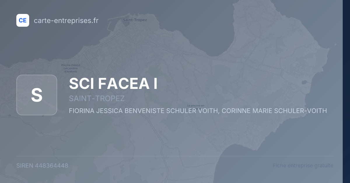 SCI FACEA I — 448364448 — fiche entreprise